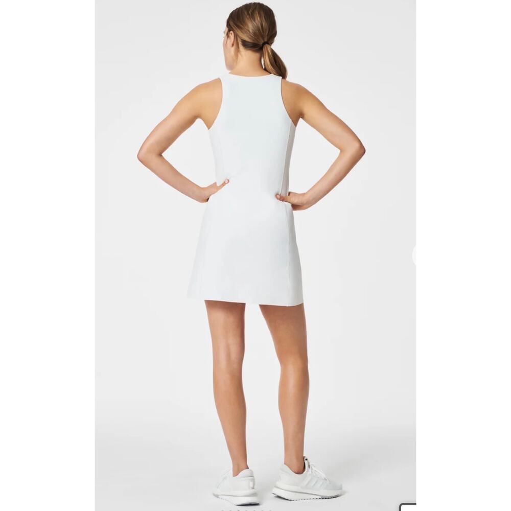 Spanx Get Moving White Zip Front Dress - Size small - Picture 3 of 6